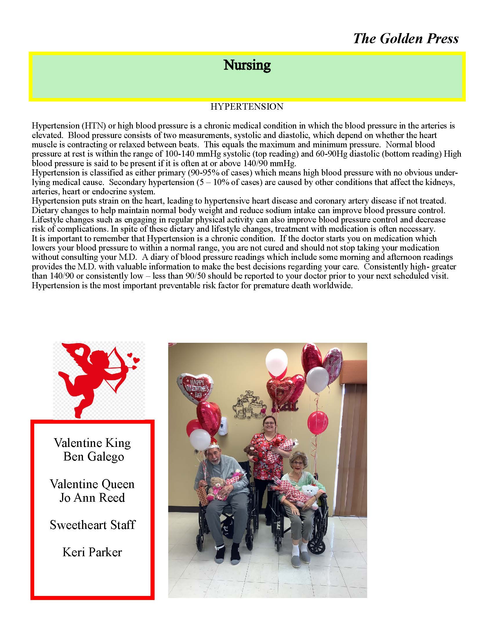 Dyer Nursing and Rehabilitation Center Newsletter