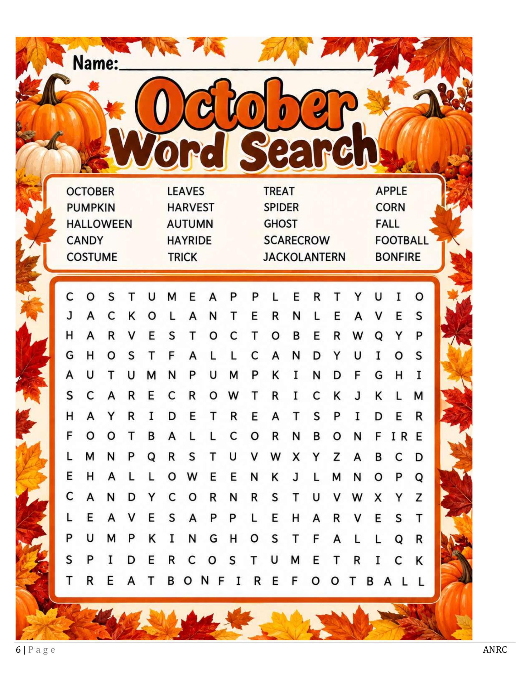 Alamo Nursing and Rehabilitation Center Newsletter