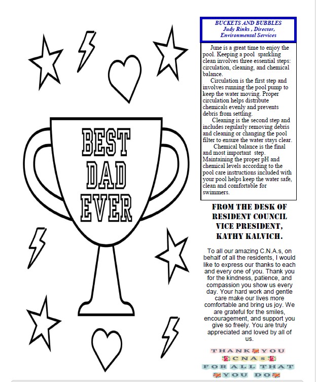 Dyer Nursing and Rehabilitation Center Newsletter